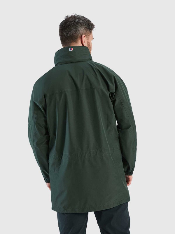 Chaqueta larga impermeable Cornice...