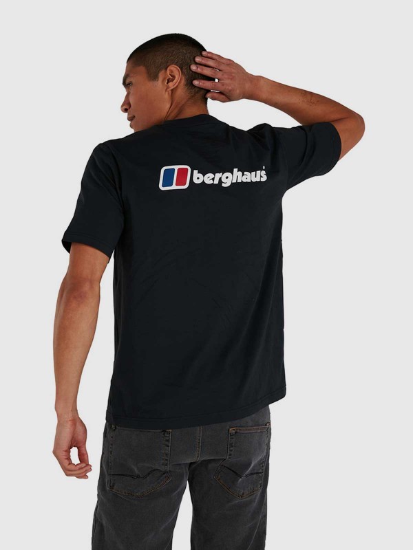 Camiseta con logo delantero y trasero