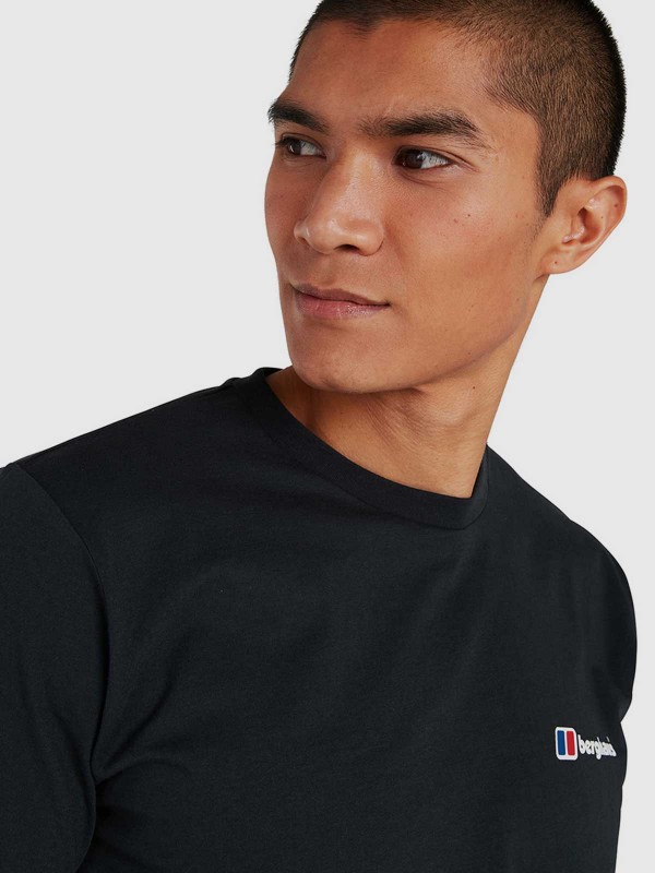 Camiseta con logo delantero y trasero