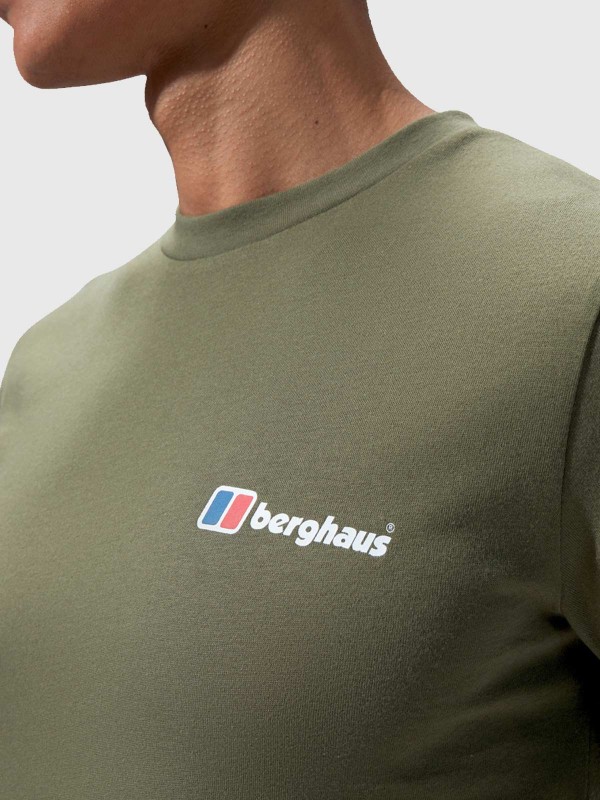 Camiseta con logo delantero y trasero