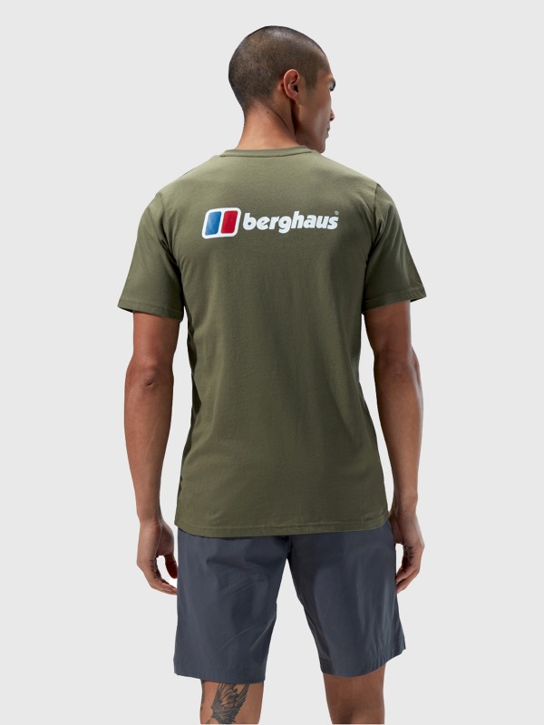 Camiseta con logo delantero y trasero