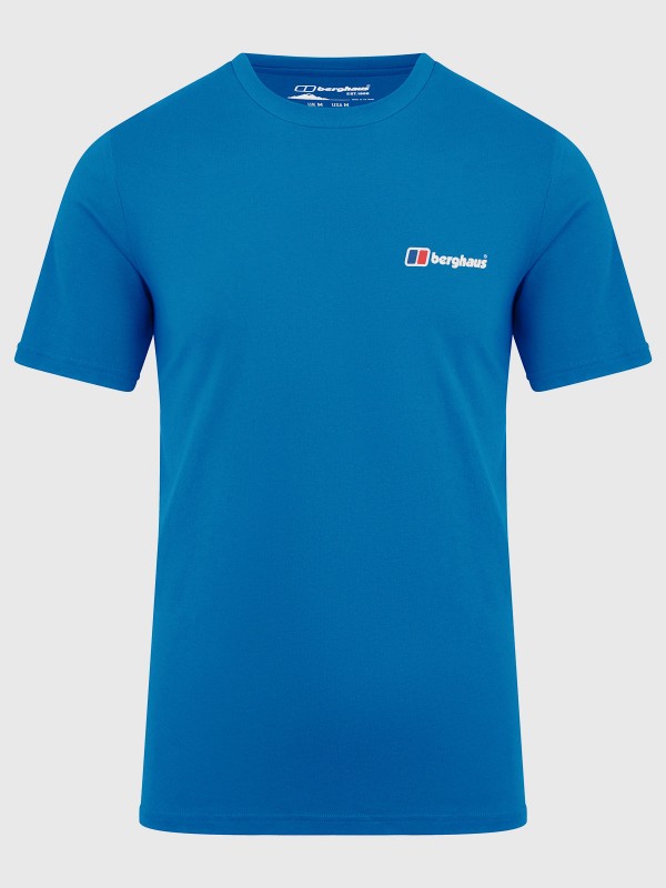 Camiseta con logo delantero y trasero