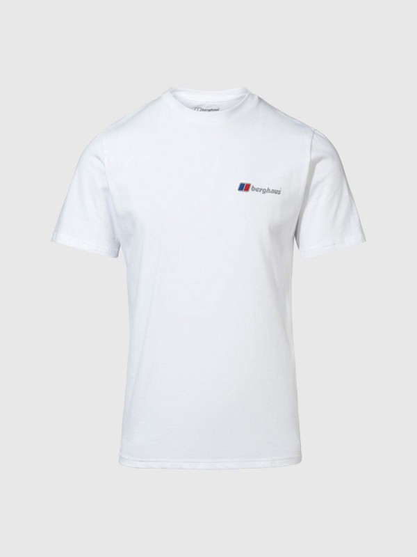 Camiseta con logo delantero y trasero