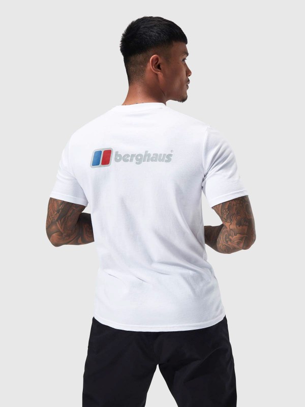 Camiseta con logo delantero y trasero