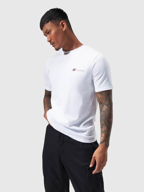 Camiseta con logo delantero y trasero