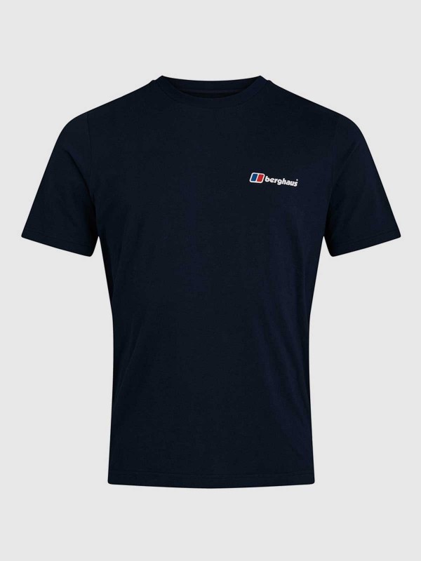 Camiseta con logo delantero y trasero