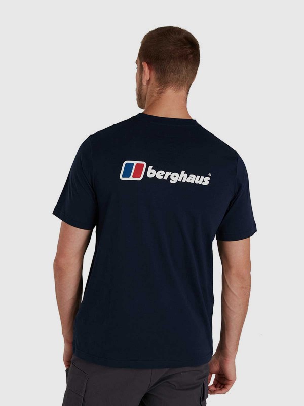 Camiseta con logo delantero y trasero