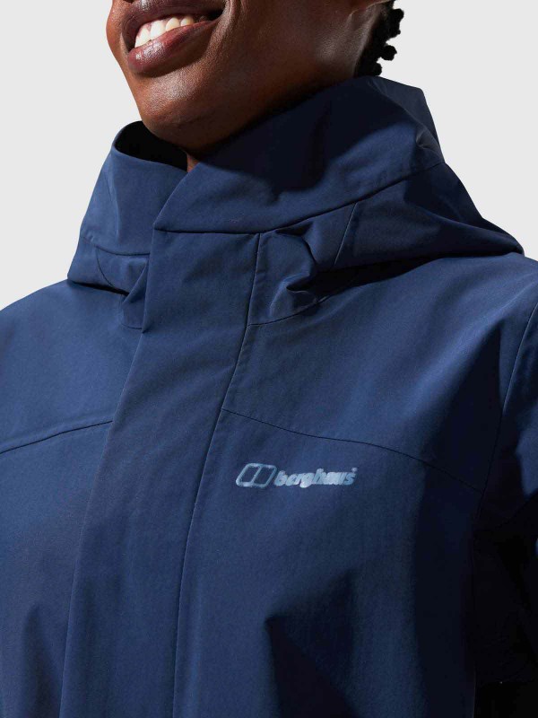 Chaqueta impermeable con capucha...