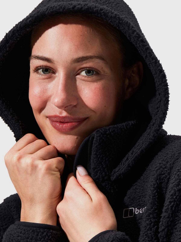 Chaqueta polar con capucha Darria