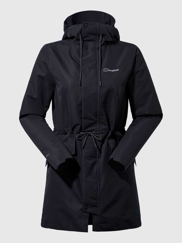 Parka impermeable con capucha...