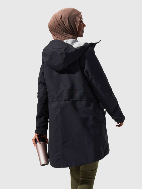 Parka impermeable con capucha...